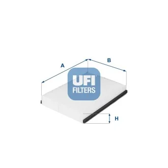 Фильтр, воздух во внутренном пространстве UFI 53.211.00