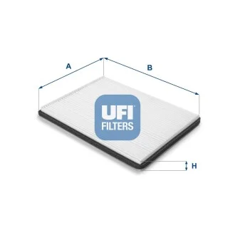 Фільтр, повітря у внутрішній простір UFI 53.222.00