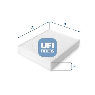 Фільтр, повітря у внутрішній простір UFI 53.224.00