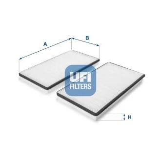 Фільтр, повітря у внутрішній простір UFI 53.228.00