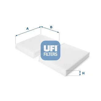 Фільтр, повітря у внутрішній простір UFI 53.229.00