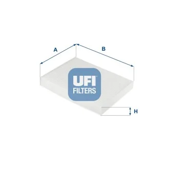 Фільтр, повітря у внутрішній простір UFI 53.273.00