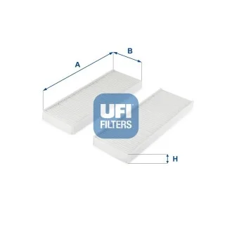 Фільтр, повітря у внутрішній простір UFI 53.313.00