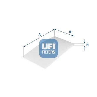 Фільтр, повітря у внутрішній простір UFI 53.322.00
