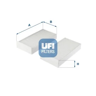 Фильтр салона воздушный UFI 53.332.00