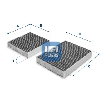 Фильтр салона воздушный UFI 54.164.00