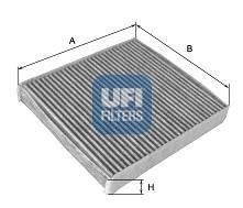 Фильтр, воздух во внутренном пространстве UFI 54.195.00