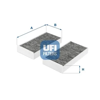 Фильтр салона воздушный UFI 54.279.00