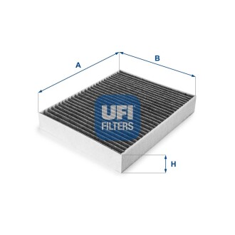 Фільтр, повітря у внутрішньому просторі UFI 54.312.00