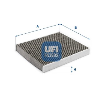 Фільтр, повітря у внутрішній простір UFI 54.314.00