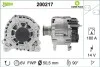Генератор (14В, 180А, новий) AUDI A3 SEAT ALHAMBRA, ATECA, LEON, LEON SC, LEON ST SKODA KODIAQ I, OCTAVIA III, SUPERB III, YETI VW ARTEON, ATLAS, CADDY ALLTRACK 1.4-3.6 09.09- Valeo 200217 (фото 1)