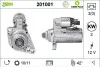 Стартер (12В, 2кВт, новий) AUDI A3, TT  SEAT ALTEA, ALTEA XL, CORDOBA, IBIZA III, IBIZA IV, IBIZA IV SC, LEON, TOLEDO III  SKODA FABIA I, FABIA I PRAKTIK, FABIA II, OCTAVIA II 1.4-2.0D 10.99- 201001