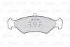 Тормозные колодки дисковые FORD/MAZDA Fiesta/Escort/121 "1,0-1,8 "F "89-08 Valeo 301043 (фото 2)