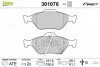 Гальмівні колодки дискові DAIHATSU/TOYOTA Charade/Yaris "1,0-1,5 "F "05>> Valeo 301076 (фото 1)