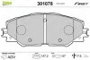 Тормозные колодки дисковые TOYOTA Auris/Prius/Rav4 "1,8-2,5 "F "06>> Valeo 301078 (фото 1)