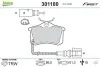 Тормозные колодки дисковые VAG/PEUGEOT TT/405/Golf/Jetta/Passat/Polo/Scirocco/Vento "1,6-2,9 "R "82-0 Valeo 301180 (фото 2)