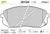 Гальмівні колодки дискові HYUNDAI/KIA i40/Soul/Sportage "1,6-2,0 "F "10>> 301324