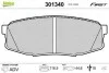 Тормозные колодки дисковые TOYOTA LandCruiser200 "4,5-4,7 "R "08>> Valeo 301340 (фото 1)