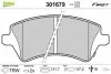 Тормозные колодки дисковые TOYOTA Corolla "1,4-2,0 "F "01-07 301679