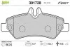 Тормозные колодки дисковые MB/VW Sprinter/Crafter "1,8-3,5 "R "06>> Valeo 301728 (фото 1)
