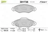 Тормозные колодки дисковые TOYOTA Yaris "1,0-1,4 "F "99-05 Valeo 301736 (фото 1)