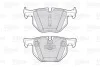 Тормозные колодки дисковые BMW 5(E60,61)/6(E63,64) "2,0-3,0 "R "01-10 Valeo 301754 (фото 2)