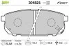 Гальмівні колодки дискові KIA Sorento "2,4-3,5 "R "02>> Valeo 301823 (фото 1)