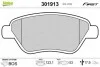 Тормозные колодки дисковые FIAT/LANCIA Idea/Musa "1,2-1,4 "F "03>> Valeo 301913 (фото 1)