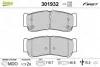 Тормозные колодки дисковые HYUNDAI H-1/SantaFe "2,2-2,7 "R "03-09 Valeo 301932 (фото 1)