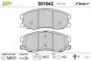 Гальмівні колодки дискові CHEVROLET/OPEL Captiva/Antara "2,0-3,2 "F "06>> Valeo 301942 (фото 1)