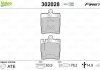 Гальмівні колодки дискові MERCEDES C-Class/CLC/CLK/E-Class/SLF "1,8-4,3 "F "95-11 Valeo 302028 (фото 2)