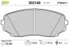 Тормозные колодки дисковые MAZDA CX-7/CX-9 "2,2-3,7 "F "07>> Valeo 302149 (фото 1)