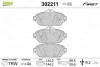 Тормозные колодки дисковые MERCEDES C-Class/E-Class "1,6-2,2 "F "13>> Valeo 302211 (фото 1)