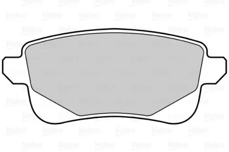 Тормозные колодки дисковые RENAULT Grand Scenic/Scenic "1,2-2,0 "R "09>> Valeo 302232
