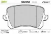 Тормозные колодки дисковые VAG A6/Q3/Passat/Sharan/Tiguan "1,4-3,6 "R "05-18 Valeo 302258 (фото 1)