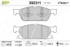 Тормозные колодки дисковые FORD/FORD USA Edge/Galaxy/S-Max "1,5-2,0 "F "15>> Valeo 302311 (фото 1)
