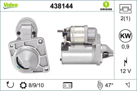 Стартер Valeo 438144
