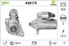 Стартер (12В, 2кВт, новий) AUDI A3, TT  SEAT ALTEA, ALTEA XL, CORDOBA, IBIZA III, IBIZA IV, IBIZA IV SC, LEON, TOLEDO III  SKODA FABIA I, FABIA I PRAKTIK, FABIA II, OCTAVIA II 1.4-2.0D 10.99- 438175