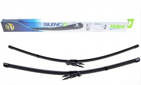 Комплект стеклоочистителей VALEO Silencio Flat / бескаркасный / 600 • 550 мм / со спойлером / Valeo 574373