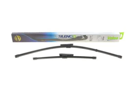 Комплект стеклоочистителей VALEO Silencio Flat / бескаркасный / 650 • 350 мм / со спойлером / Valeo 574703