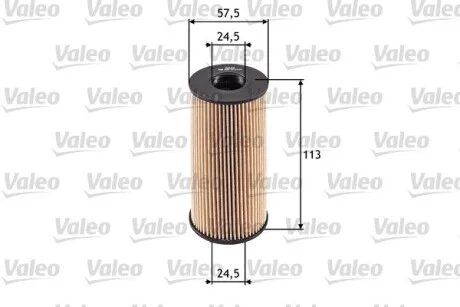 Масляний фільтр (патрон) Valeo 586529