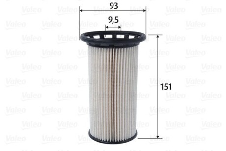Паливний фільтр Valeo 587095