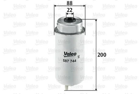 Фільтр паливний FORD Transit 125-137л.с. Diesel 02-06 Valeo 587744