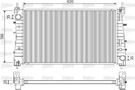 Радіатор Valeo 733203 (фото 1)