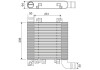 Радіатор (інтеркулер) охолодження повітря в системі наддуву 818398