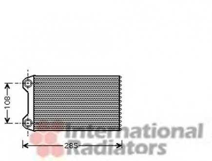 Радіатор пічки AUDI A4 ALL 00- LHD Van Wezel 03006223 (фото 1)