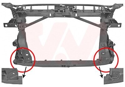 Панель передня AUDI A3 12 > 16 Van Wezel 0336678