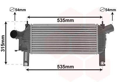 Інтеркулер NISSAN NAVARA (2005) 2.5 DCI Van Wezel 13004339