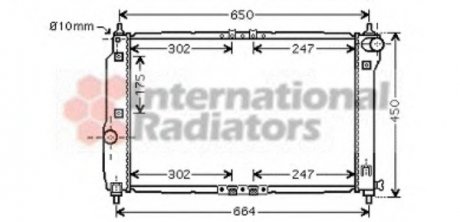 Радиатор Van Wezel 81002067