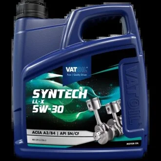 Масло моторное SynTech LL-X 5W30 / 4л. / (ACEA A3/B4-12, API SM/CF) VATOIL 50425